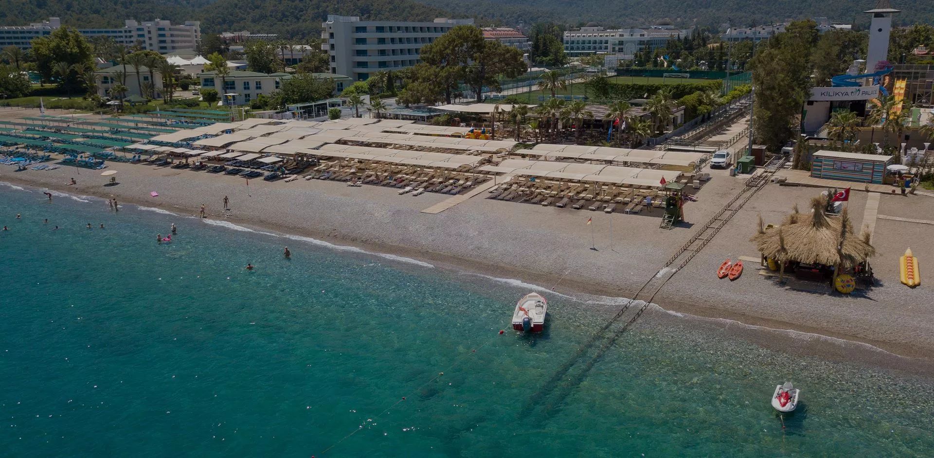 Fame Residence Lara & Spa sahili ve plajı